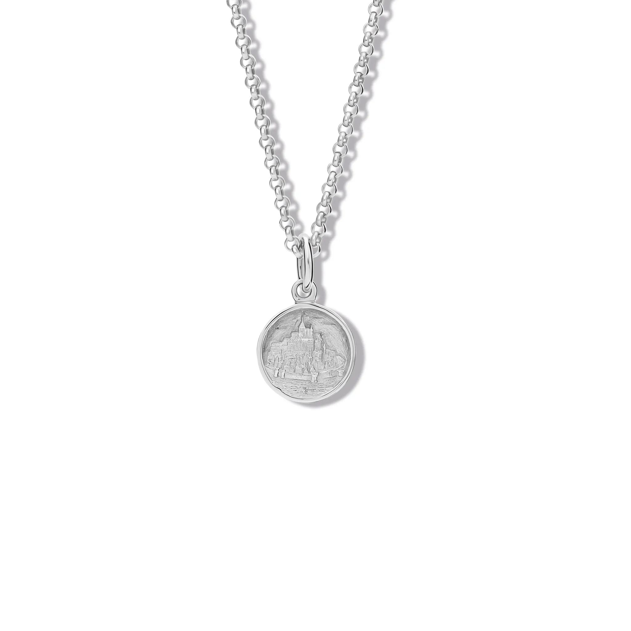 Le Mont St Michel Pendant Silver