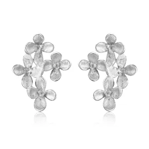 Luxury Osmanthus Flower Stud Earrings