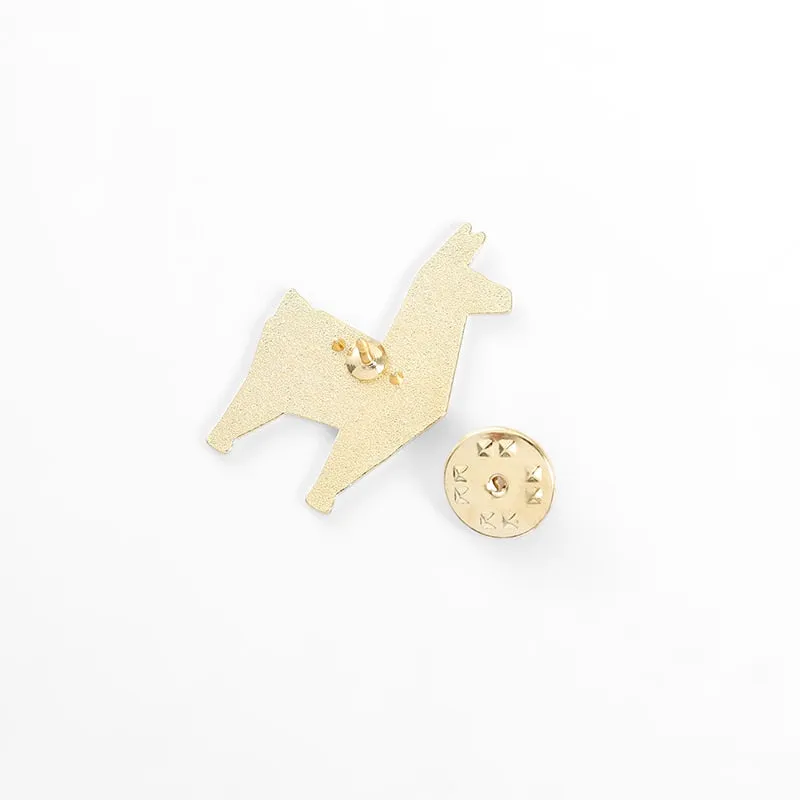 Origami Enamel Pin Brooches