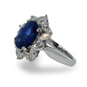 Oval Sapphire Ring