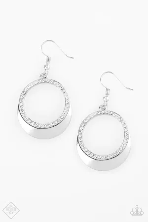 Paparazzi Earring ~ Pretty Pampered - White