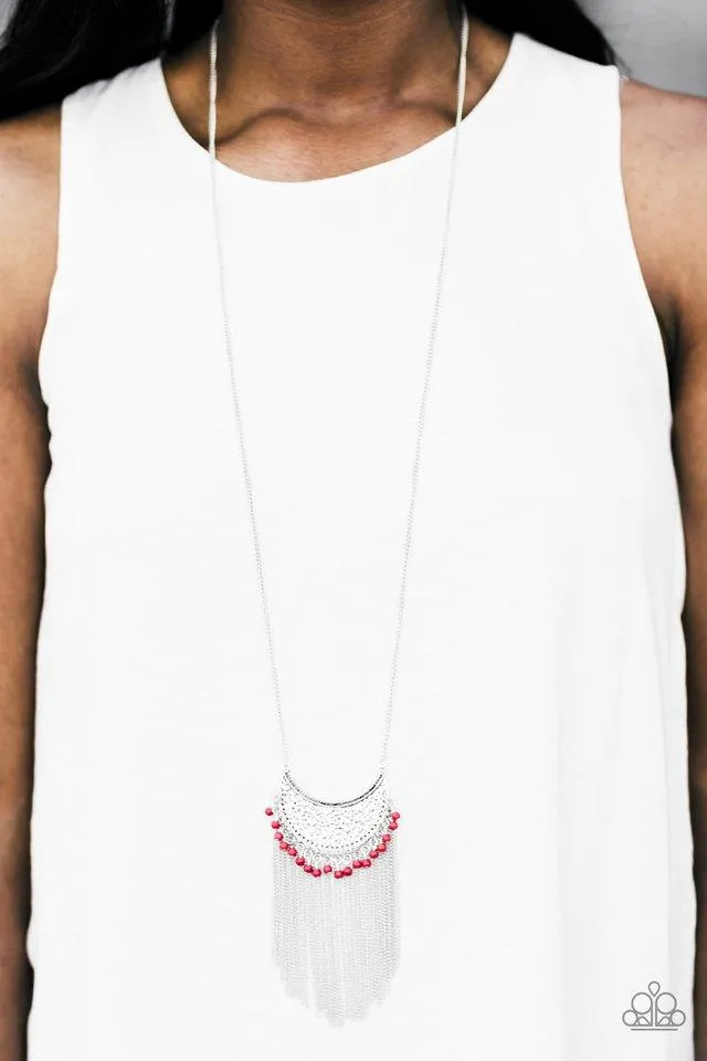 Paparazzi Necklace - Desert Dancer - Red