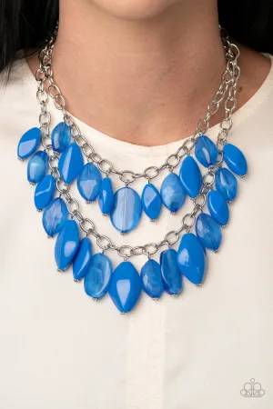 Paparazzi Palm Beach Beauty - Blue Necklace