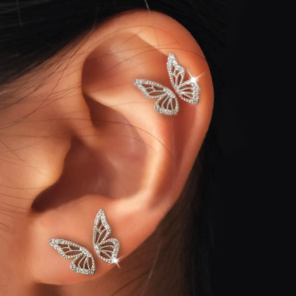 Peta butterfly earrings