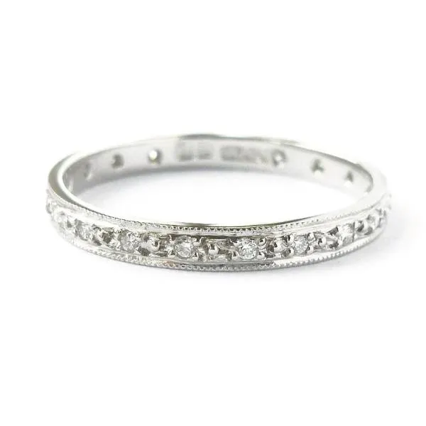 Platinum and diamond classic eternity ring