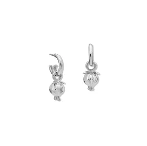 Pomegranate Earring Drops Silver