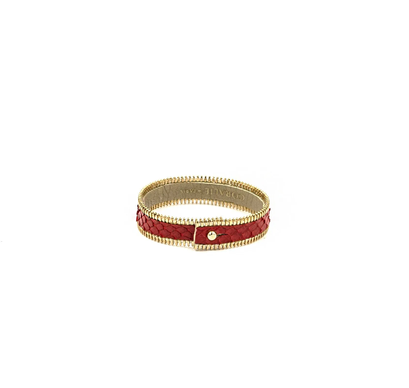 Python Zip Miss Bracelet - Red