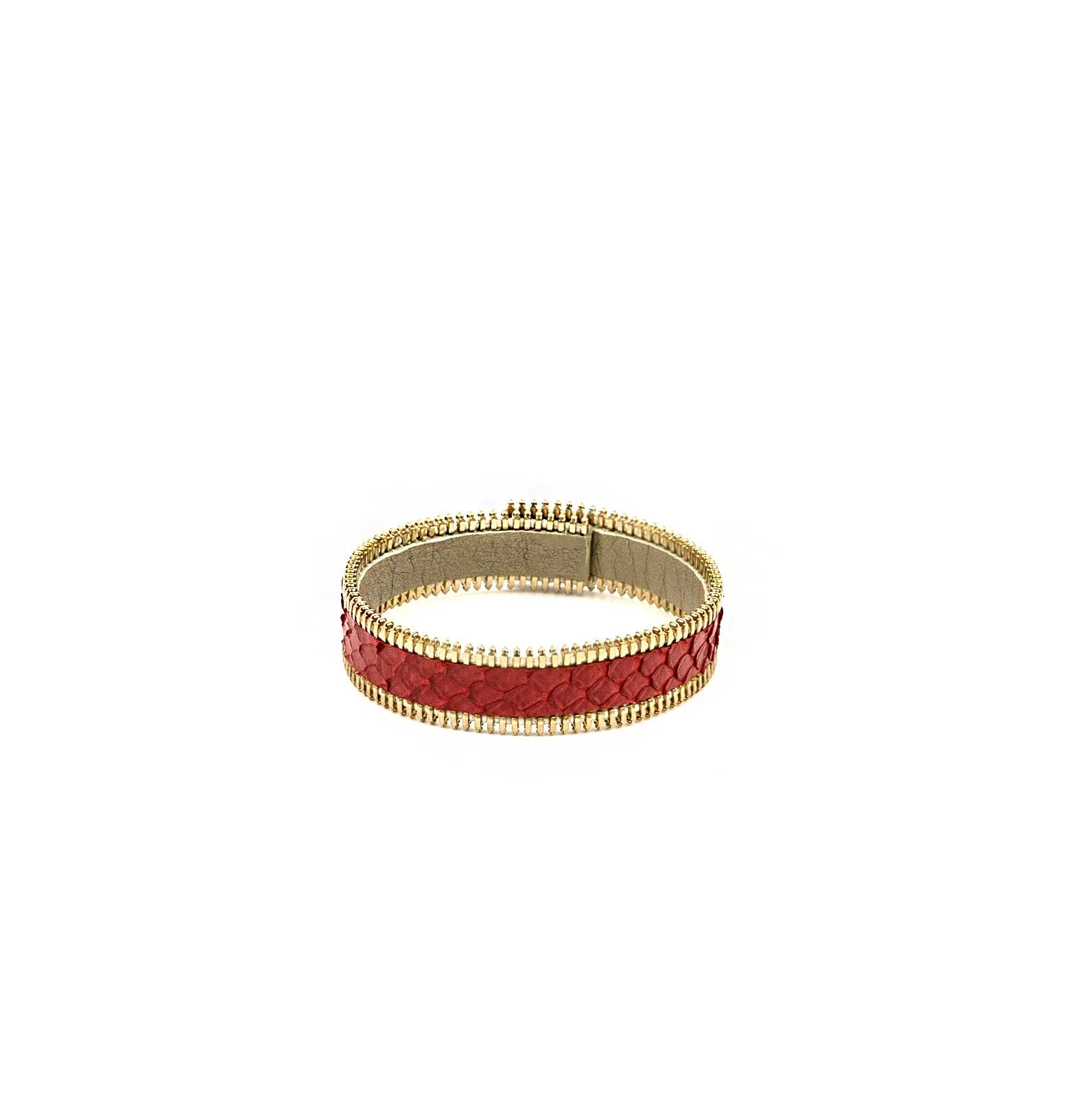 Python Zip Miss Bracelet - Red