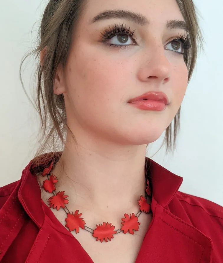 Reddest Red Necklace