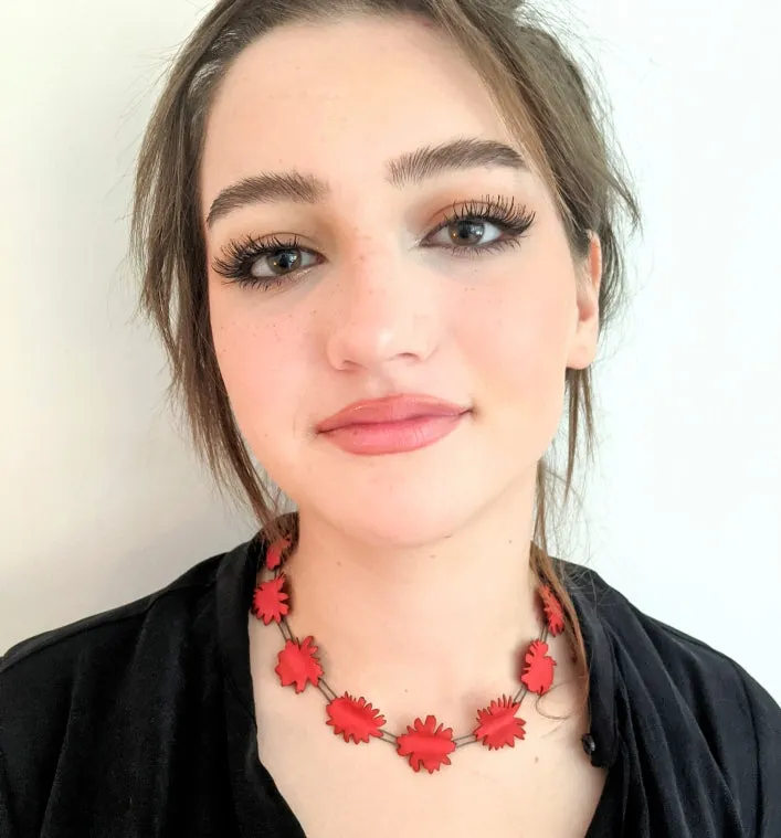 Reddest Red Necklace