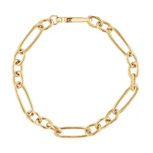 Roberto Coin Alternating Oval and Round Link Chain Bracelet