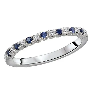 Sapphire and Diamond Band