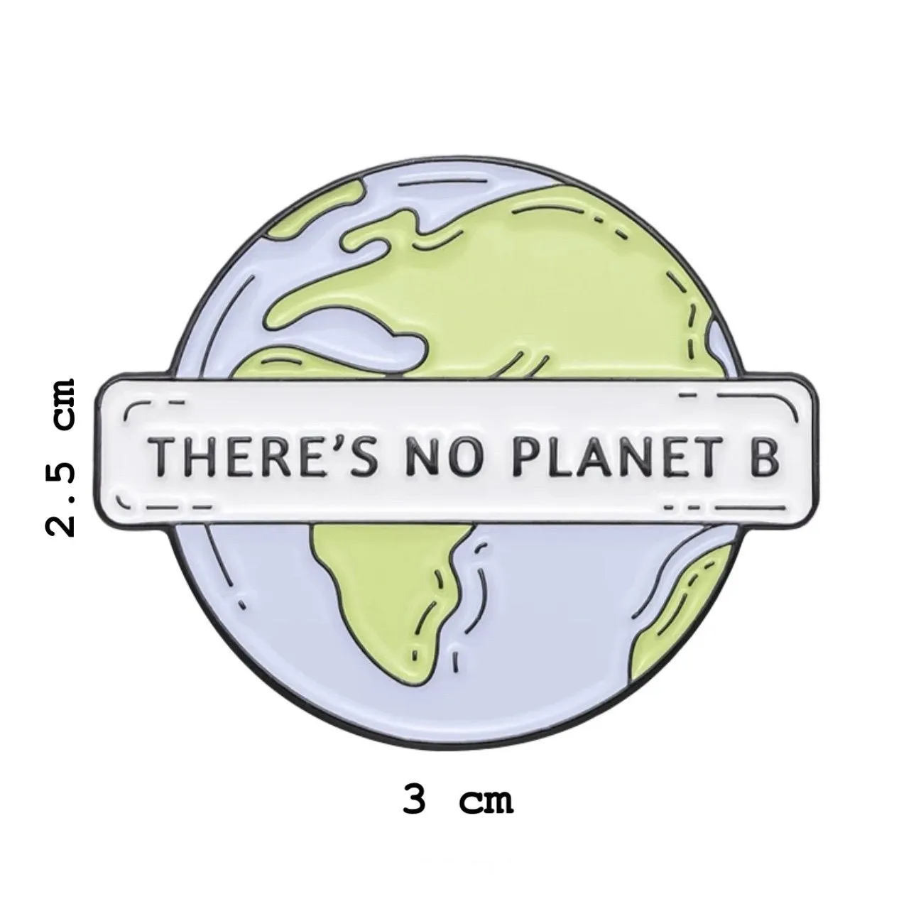 Save The Planet Brooch Enamel Pin