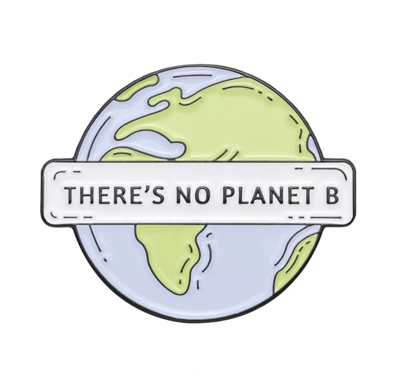 Save The Planet Brooch Enamel Pin