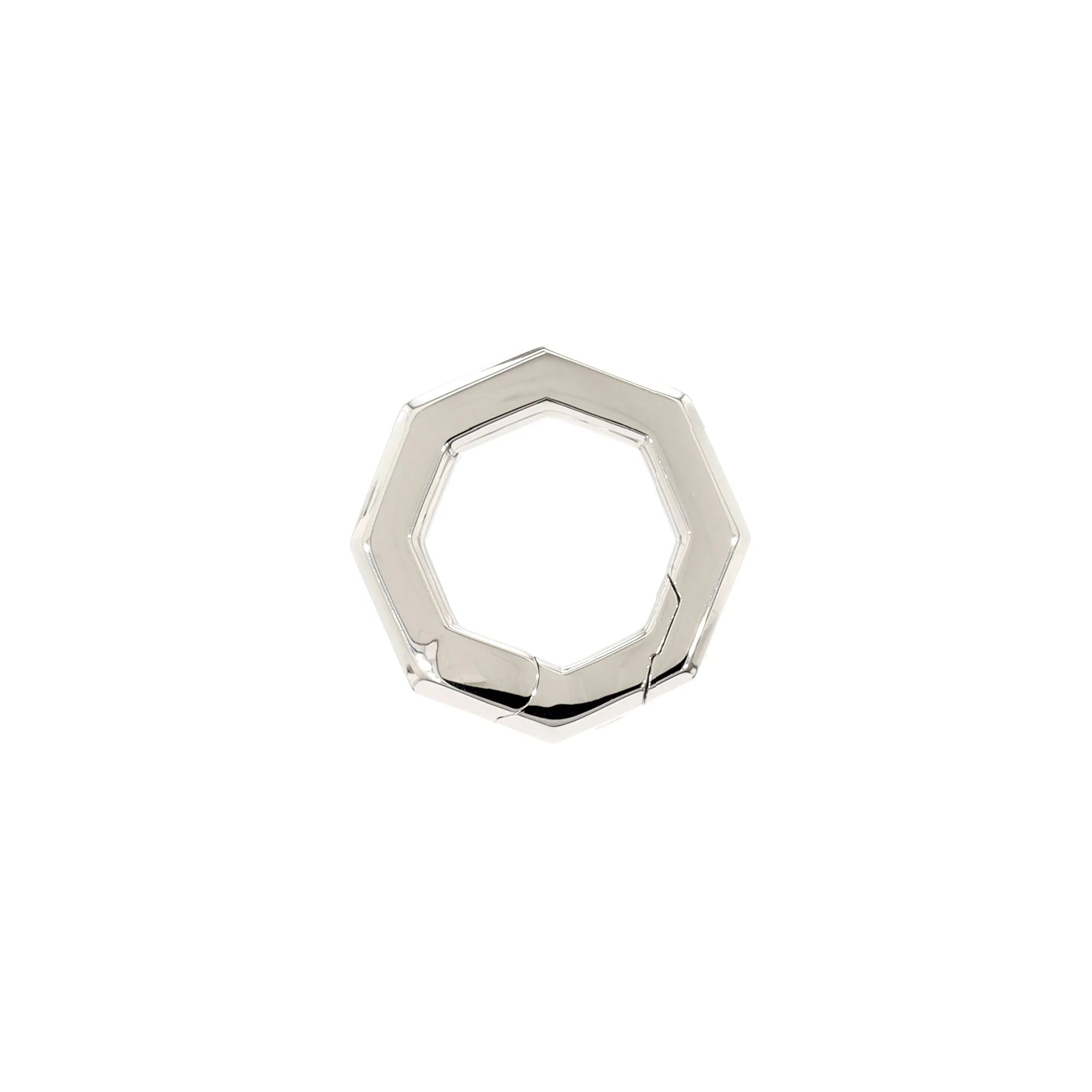 Silver Octagon Ring Pendant