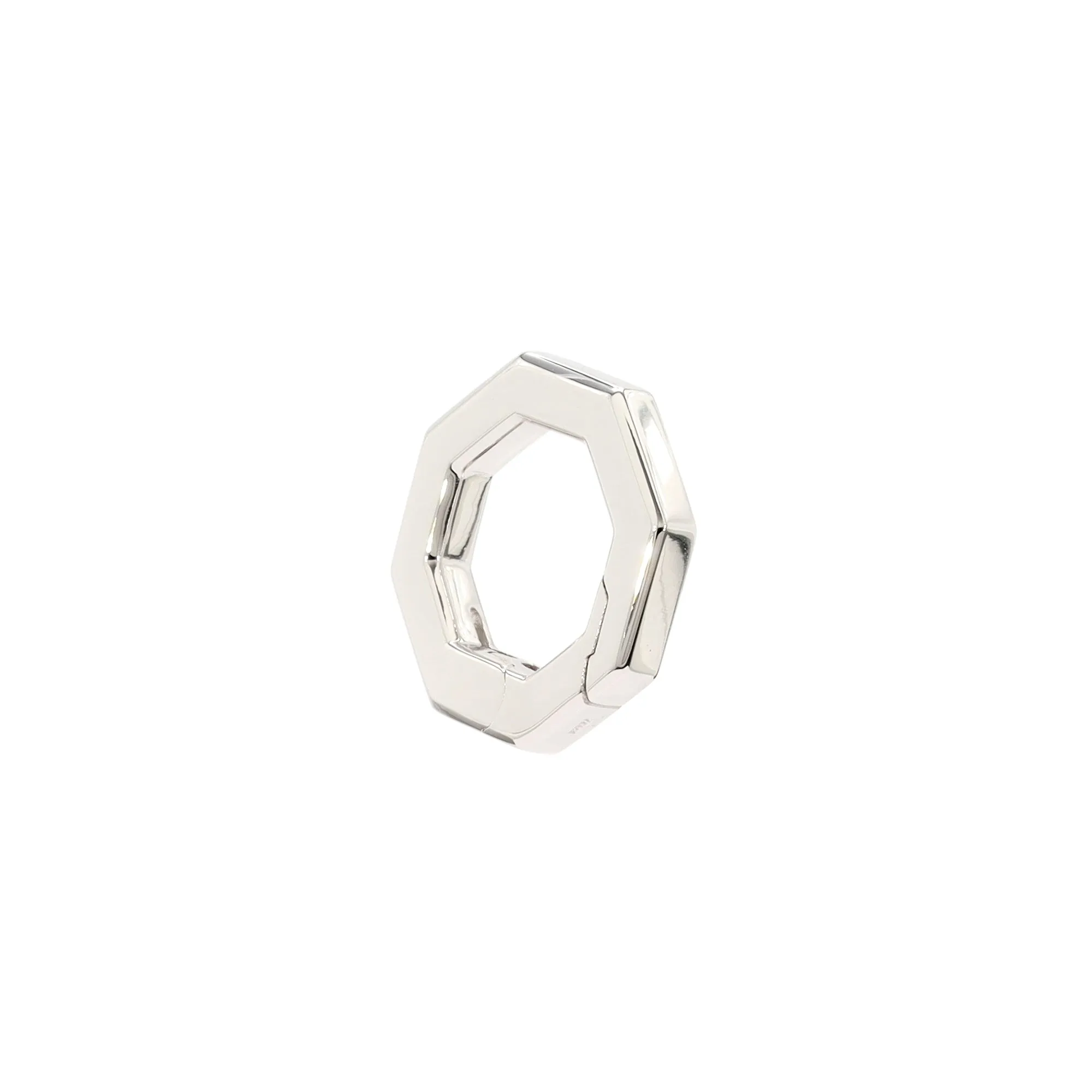 Silver Octagon Ring Pendant