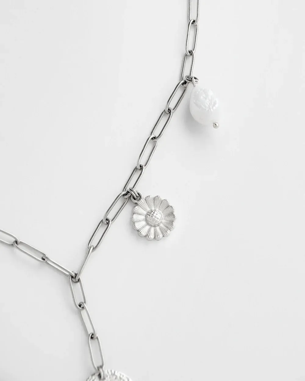 Silver Plated Botani Necklace