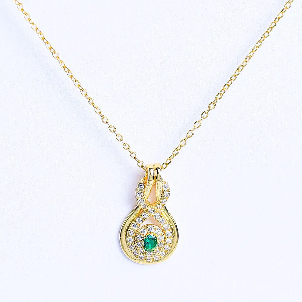 Stunning Shining Zircon Stones Necklace  - Fluffy