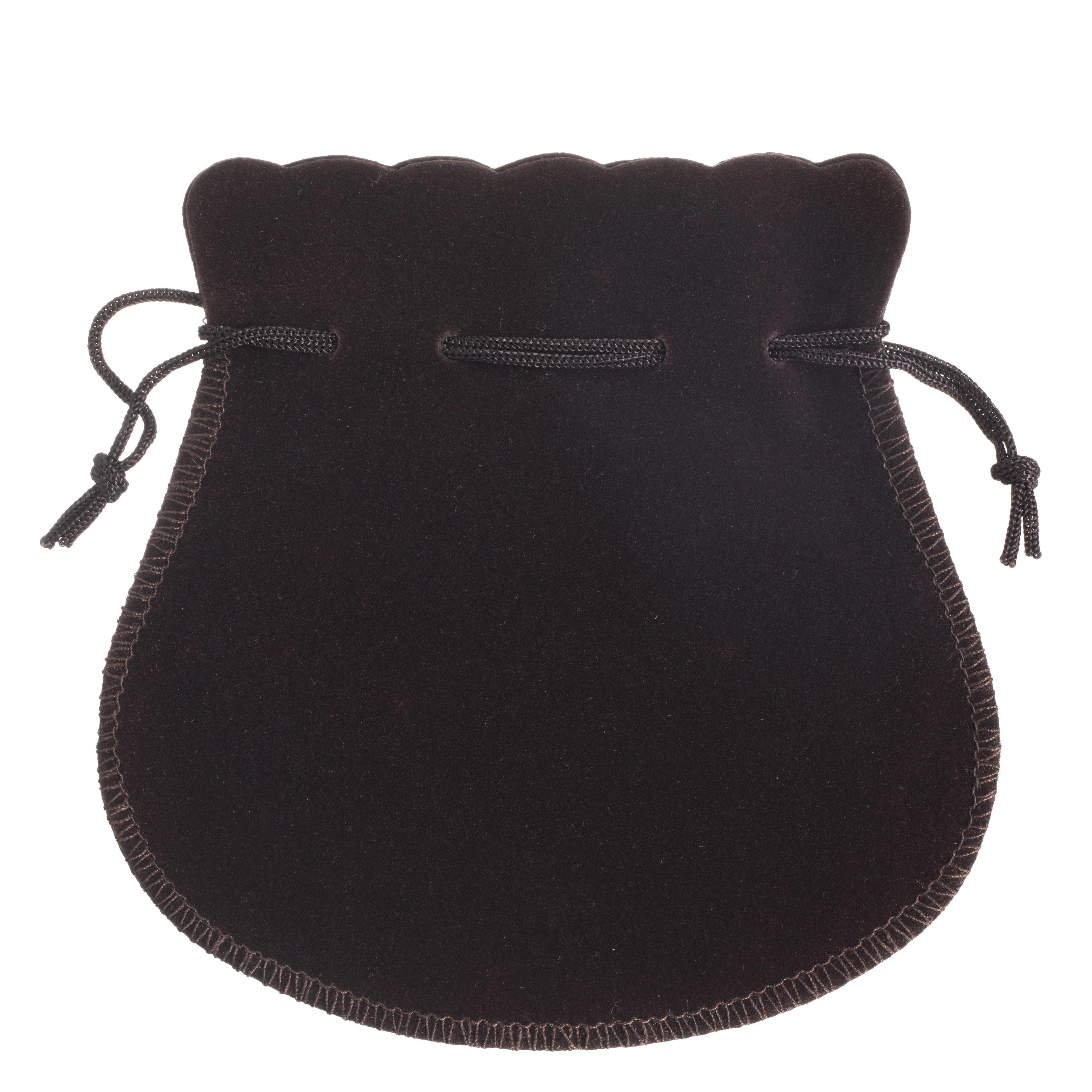 Suede Bell Luxury Pouch - Large