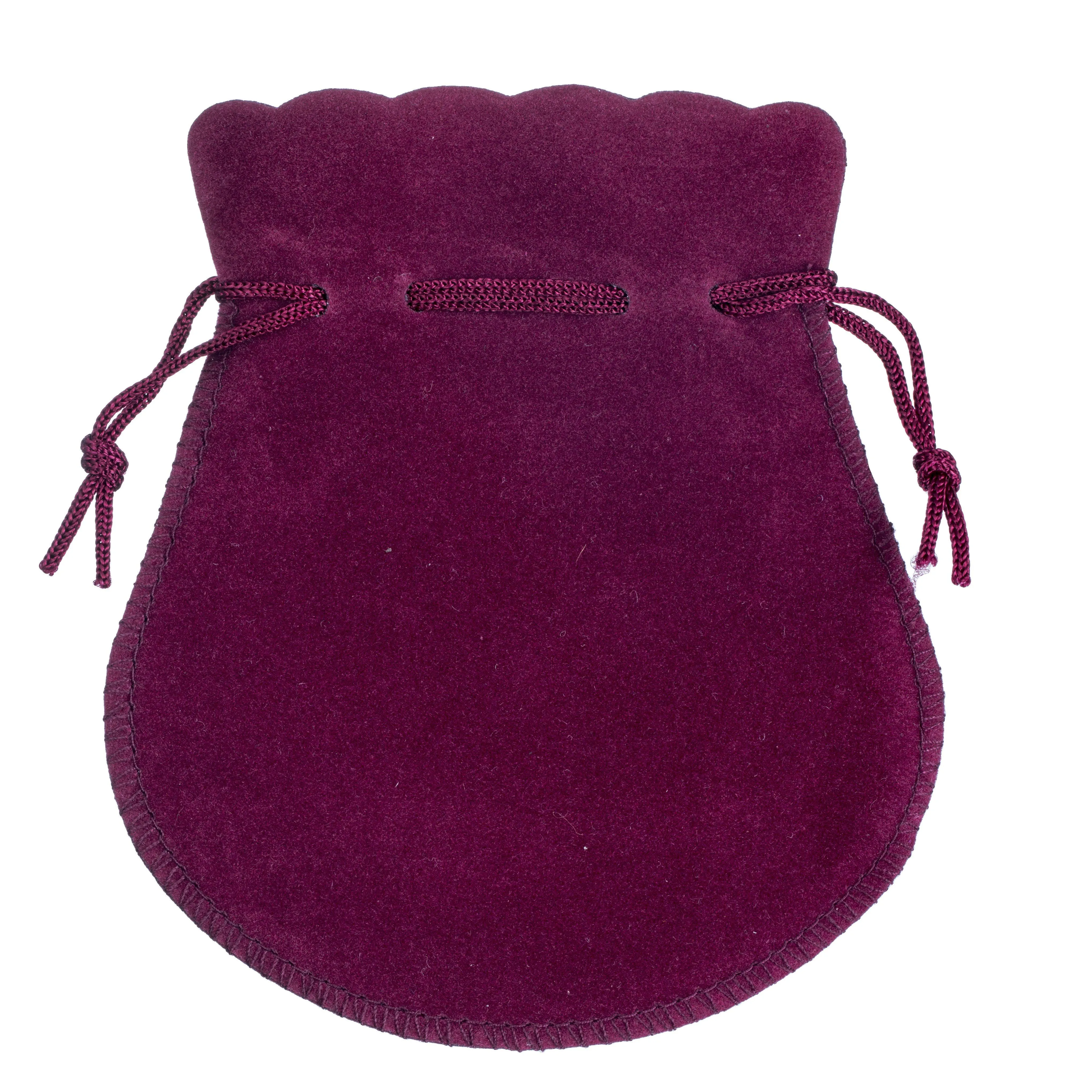 Suede Bell Luxury Pouch - Large