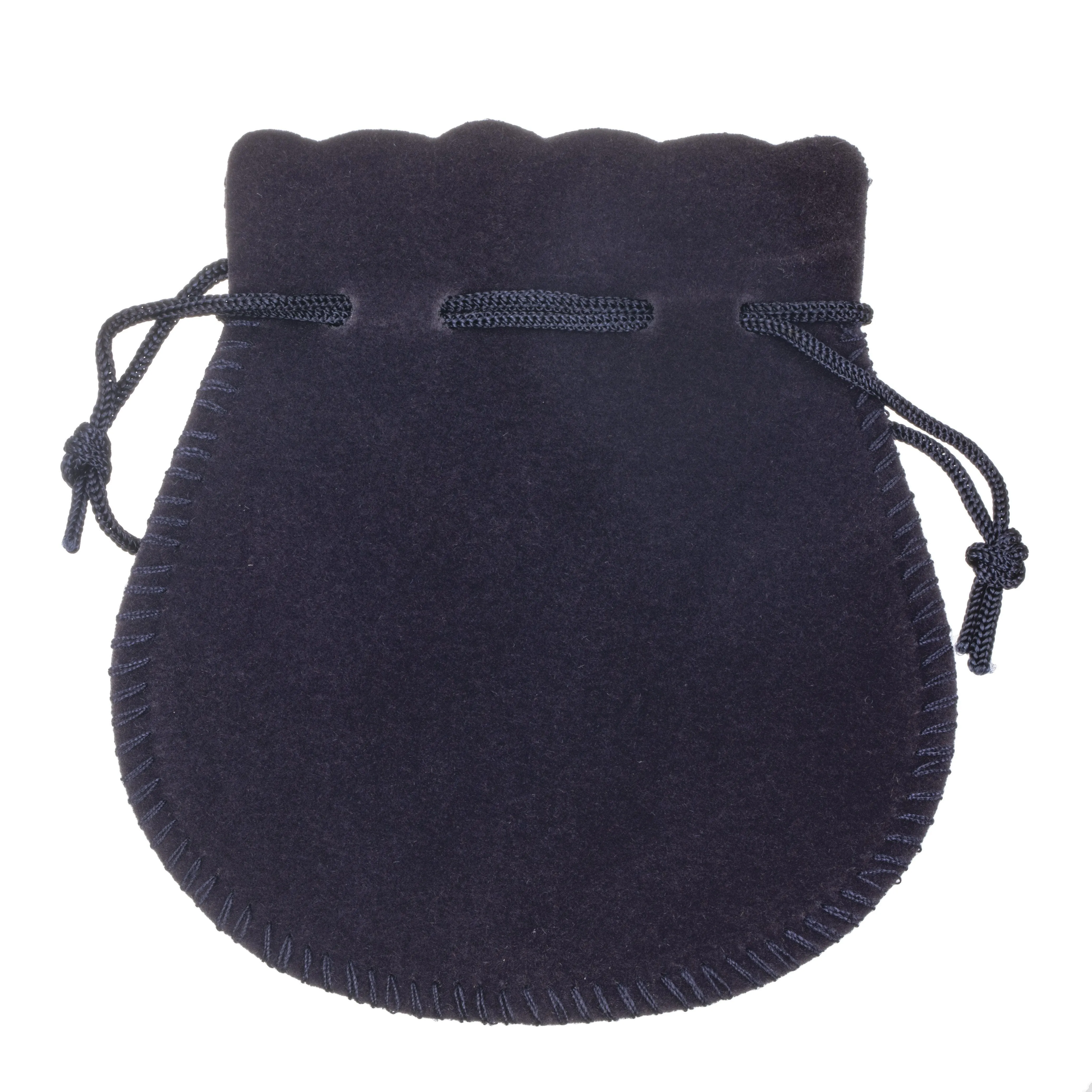 Suede Bell Luxury Pouch - Large