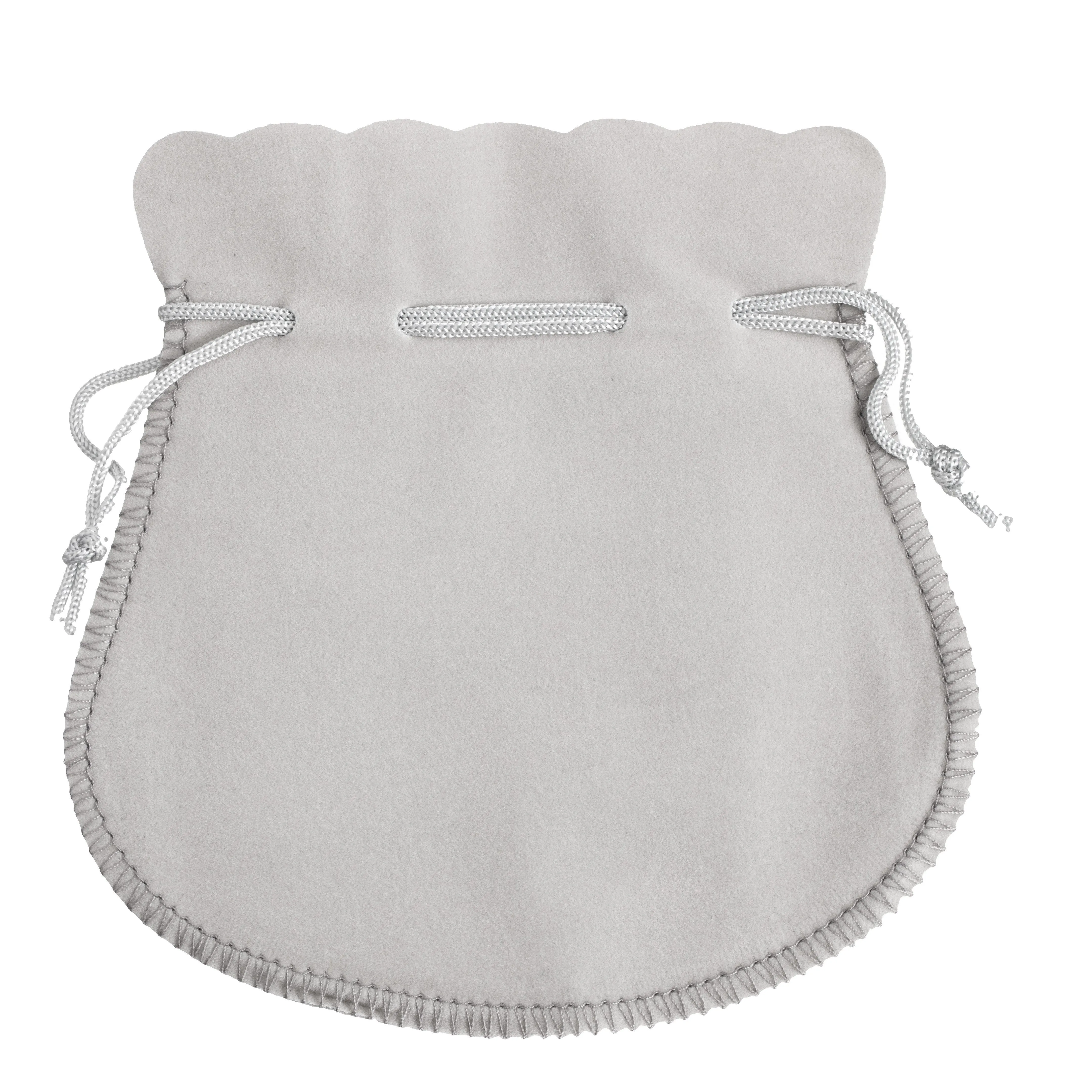 Suede Bell Luxury Pouch - Large