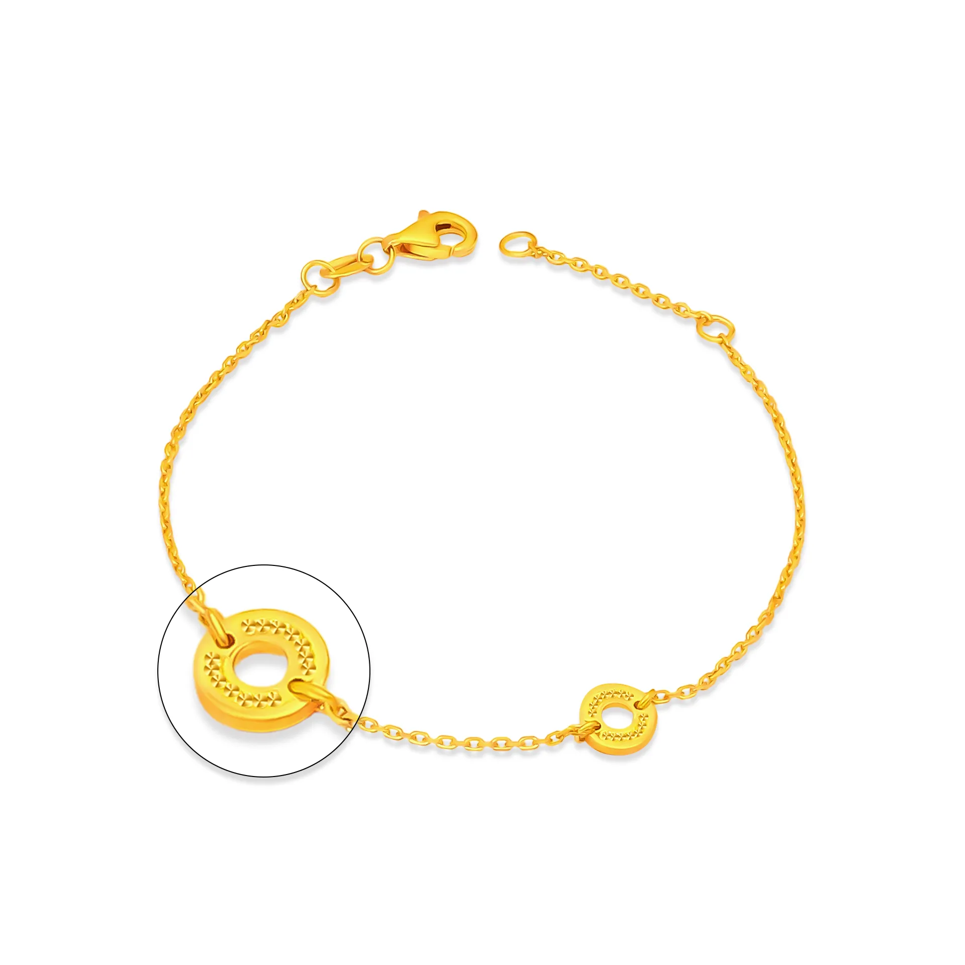 TAKA Jewellery 916 Gold Bracelet