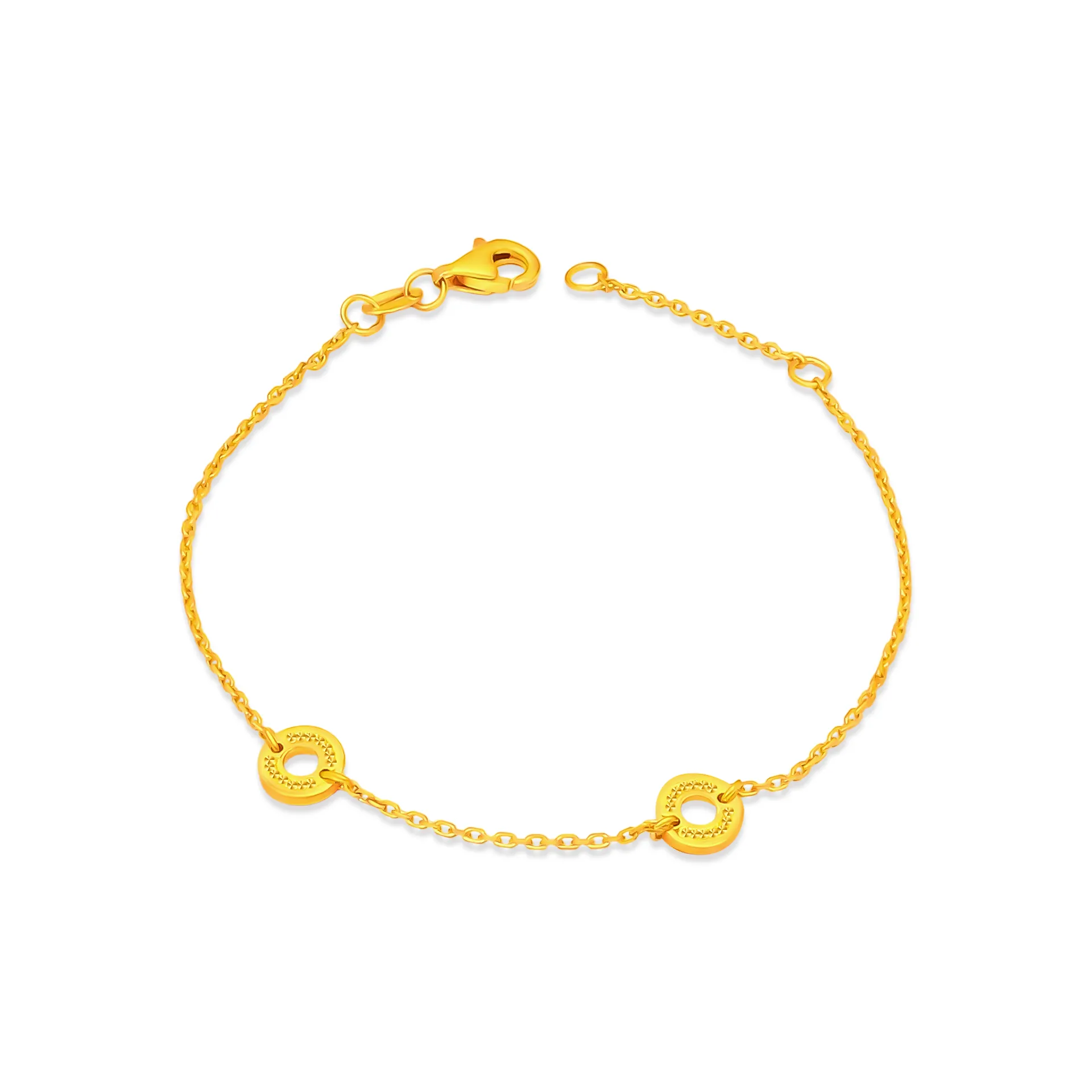 TAKA Jewellery 916 Gold Bracelet