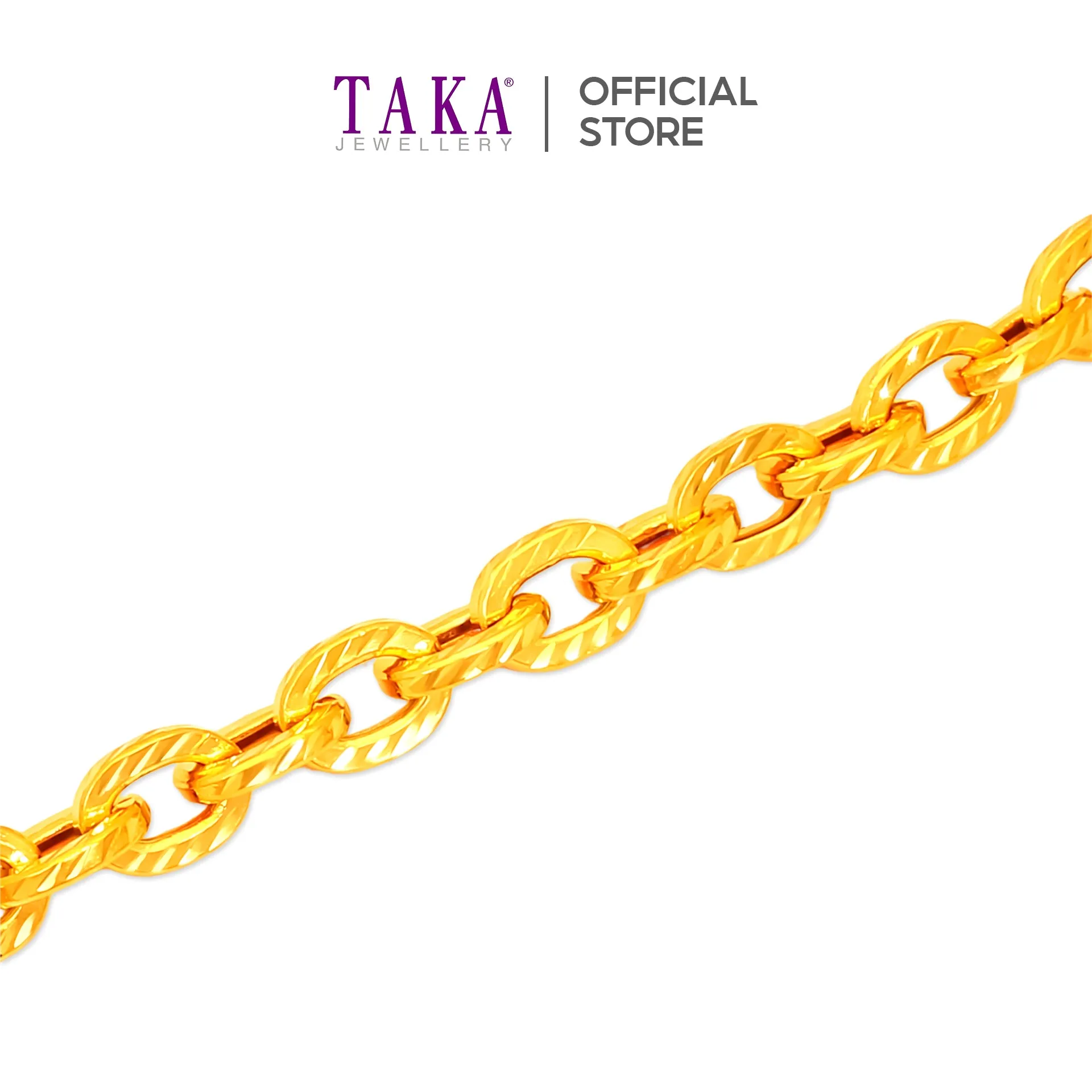 TAKA Jewellery 916 Gold Bracelet