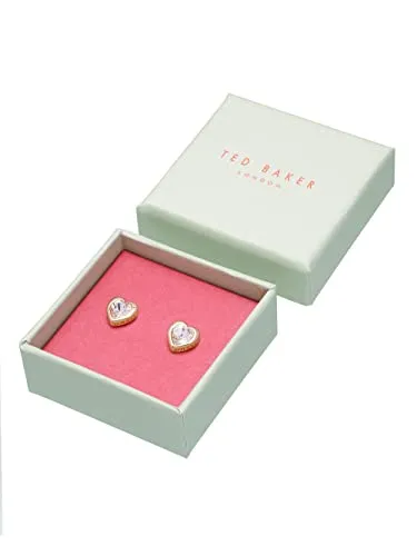 Ted Baker Han Swarovski Crystal Heart Stud Earrings