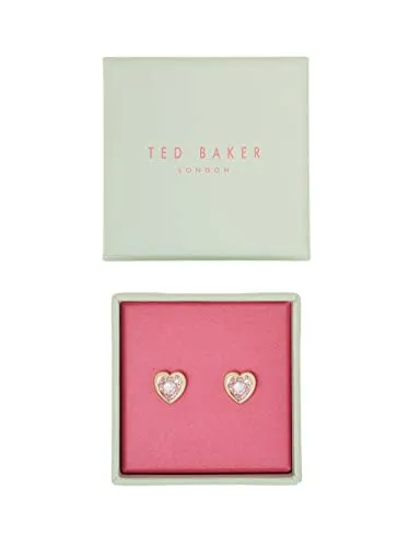 Ted Baker Han Swarovski Crystal Heart Stud Earrings