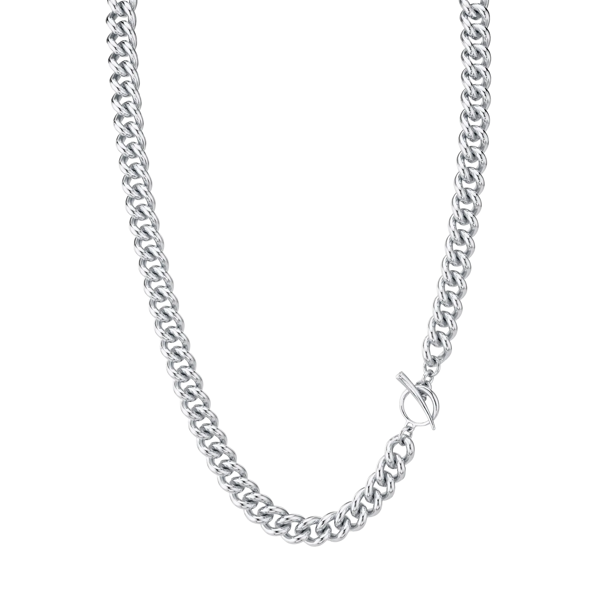 Thin Palma Necklace with Tusk Clasp