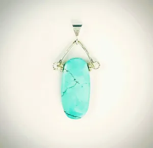 Turquoise Oval Pendant