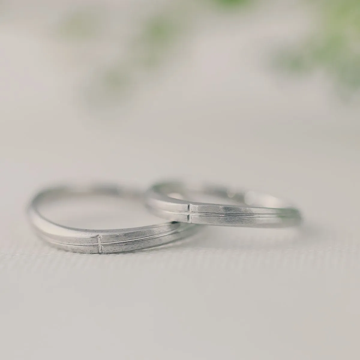 Unique Couple Wedding Ring Set - WM55