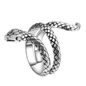 Unique Snake Spiral Ring