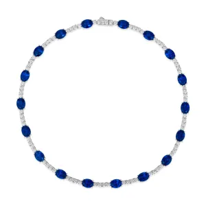 Victoria 56 Necklace Sapphire Blue