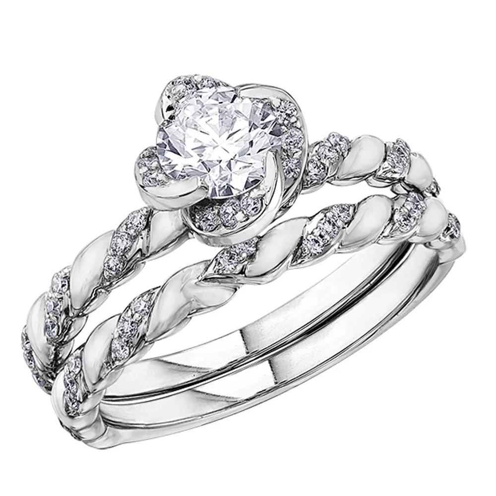 Wind's Embrace Round Canadian Diamond Ring