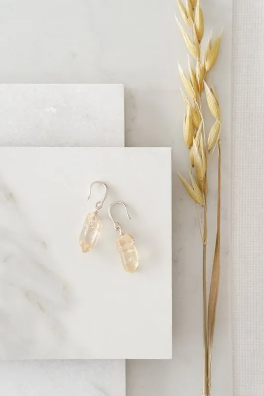 Xander Kostroma Peach Agate Earrings – 925 Sterling Silver – Natural Crystal Jewelry for Emotional Healing, Stress Relief & Balance – Perfect for Spiritual Wellness & Boho Style