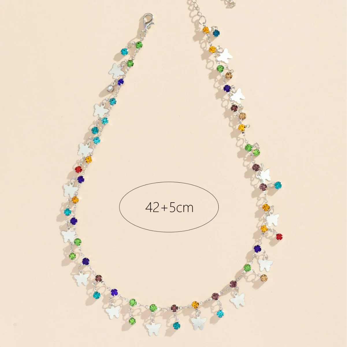 XN059 - Layered Colorful Necklace